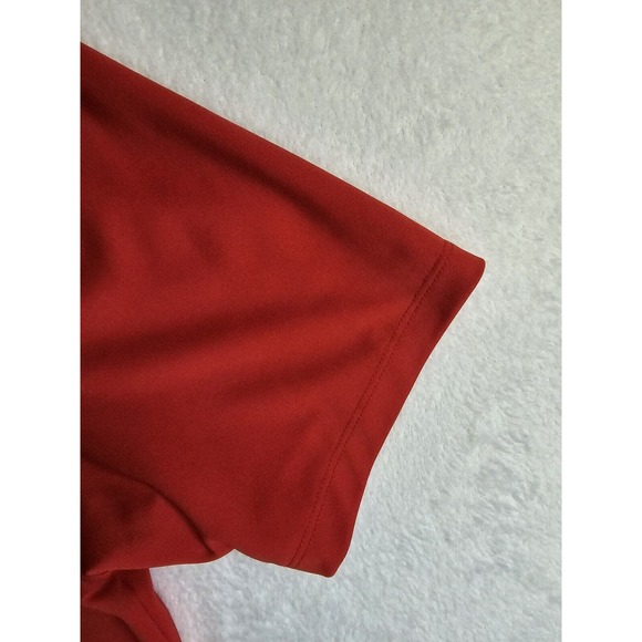 Men's Nike Golf Dri-Fit Polo Shirt Top (891857-657) Red (size XL) - Picture 14 of 15